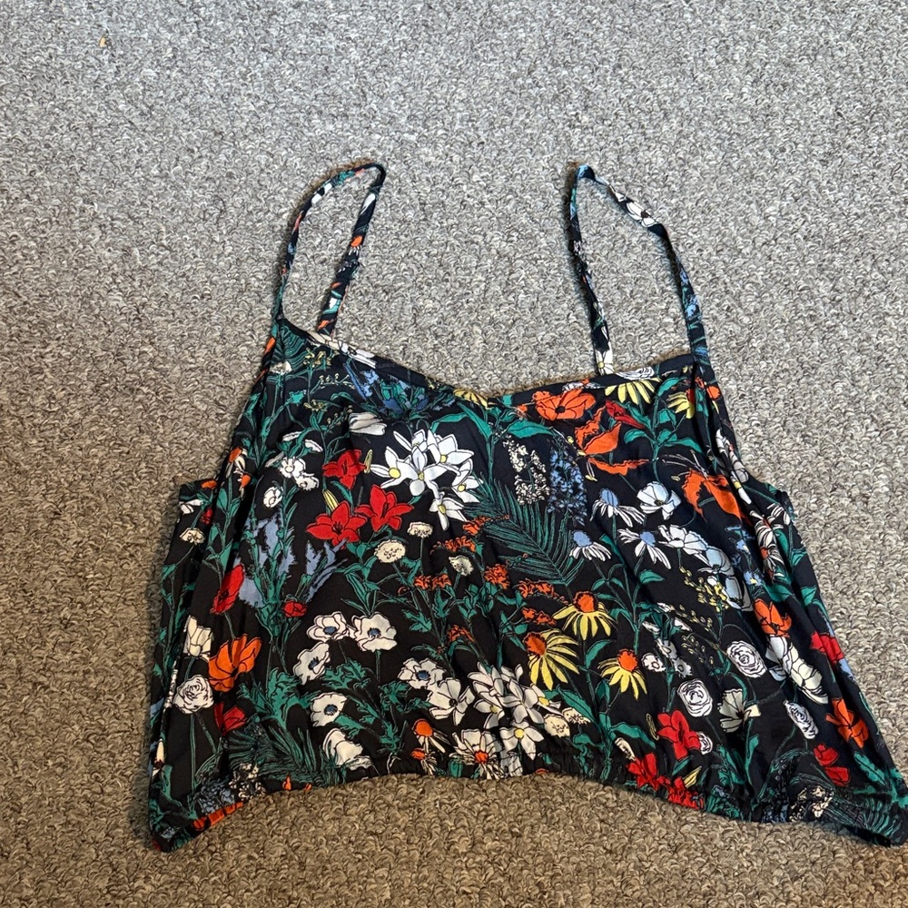 RVCA Floral Spaghetti Strap Top